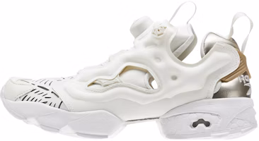 (Women) Reebok Instapump Fury Cutouts Running Shoes White CM9817 (Women) Reebok Instapump Fury Cutouts Running Shoes White CM9817