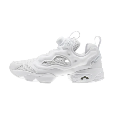 (W) Reebok Instapump Fury Woven Running Shoes White