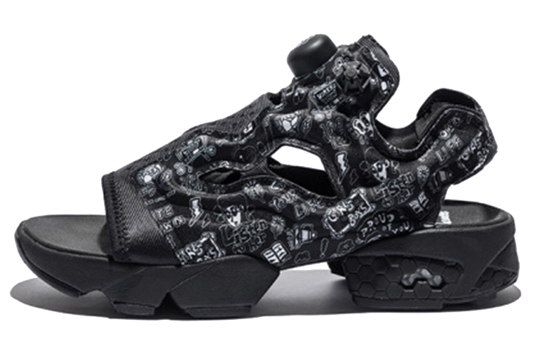 (Women) Reebok Instapump Fury Sandal 'Black White' FW6018