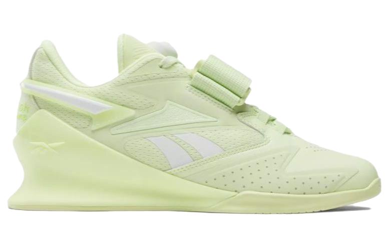 Lookbook Reebok Legacy Lifter 3 舉重 防滑支撐平衡 低筒 訓練鞋 女款 黃色