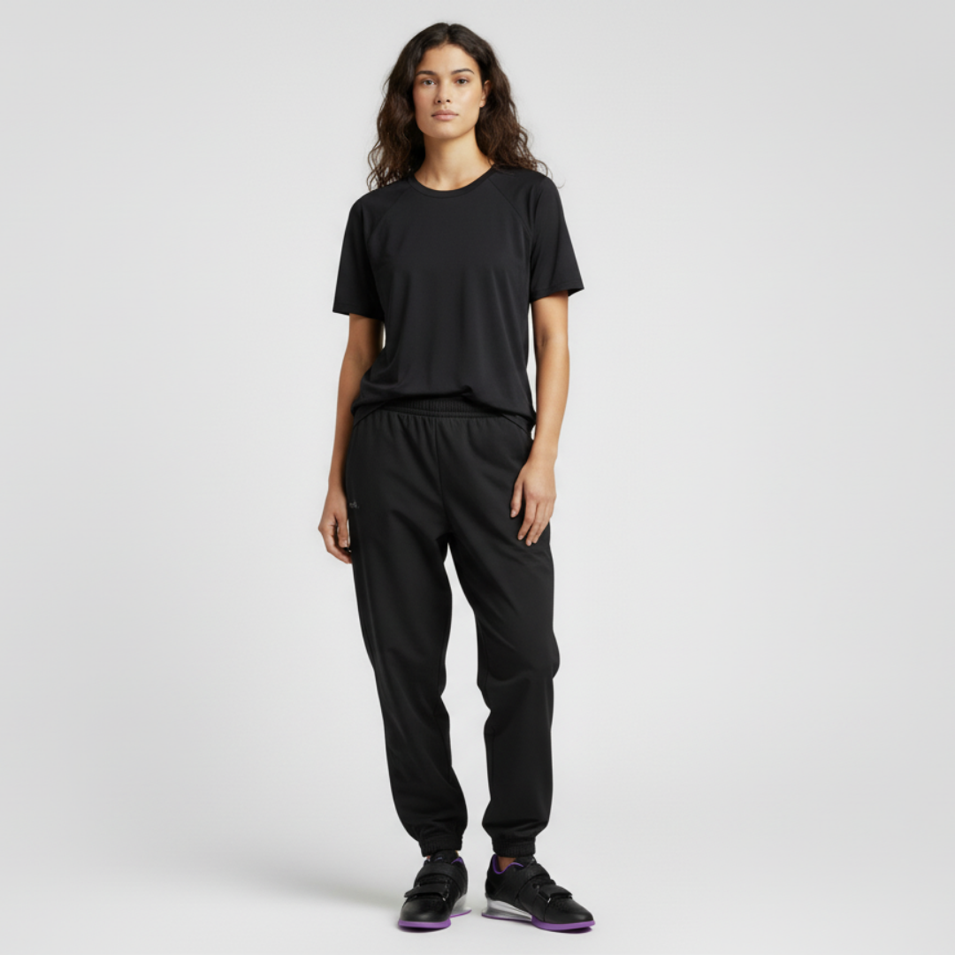 Lookbook Reebok Legacy Lifter 舒適耐磨 低筒舉重鞋 女款 極夜黑紫