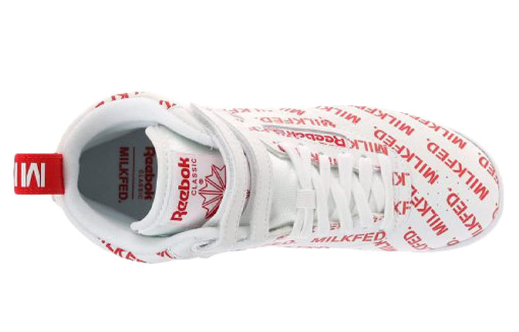 (W) Reebok Milkfed Freestyle Hi 'White Red CMFT' 圖 4