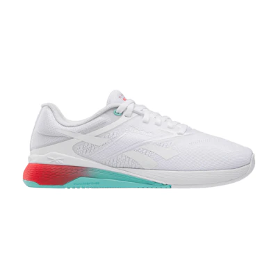 (W) Reebok Nano X5 'White Aqua Energy Red'