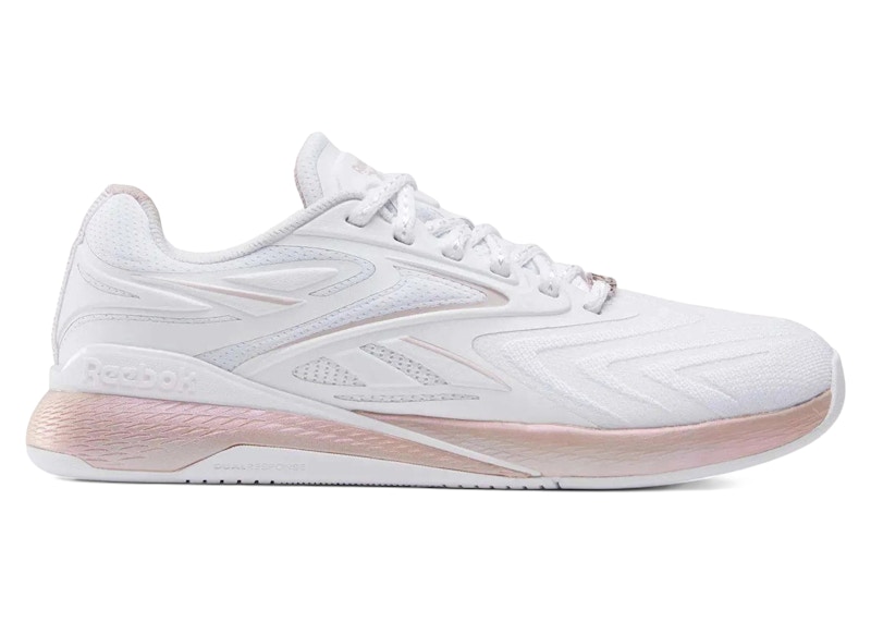 (Women) Reebok Nano X5 Edge White Muted Mauve 100249417