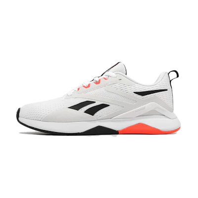 (W) Reebok Nanoflex TR 2 'White Black Orange Flare'