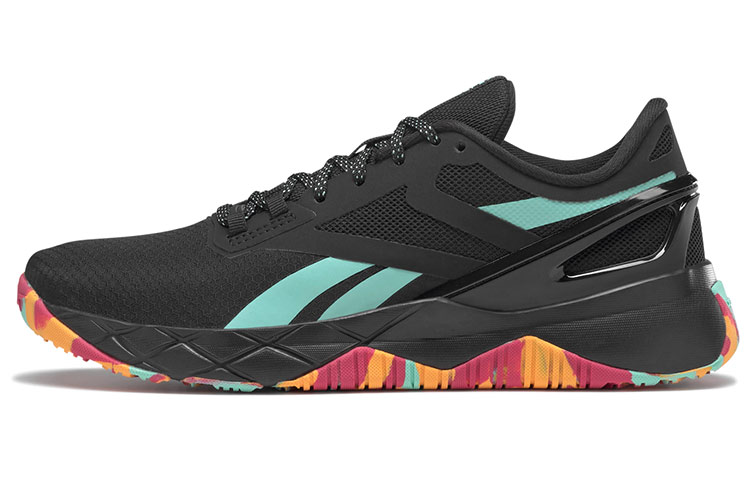 (Women) Reebok Nanoflex TR 'Black Red Yellow' GX7552