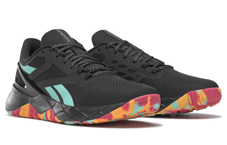 Lookbook (W) Reebok Nanoflex TR ''Zwart Rood Geel'' GX7552