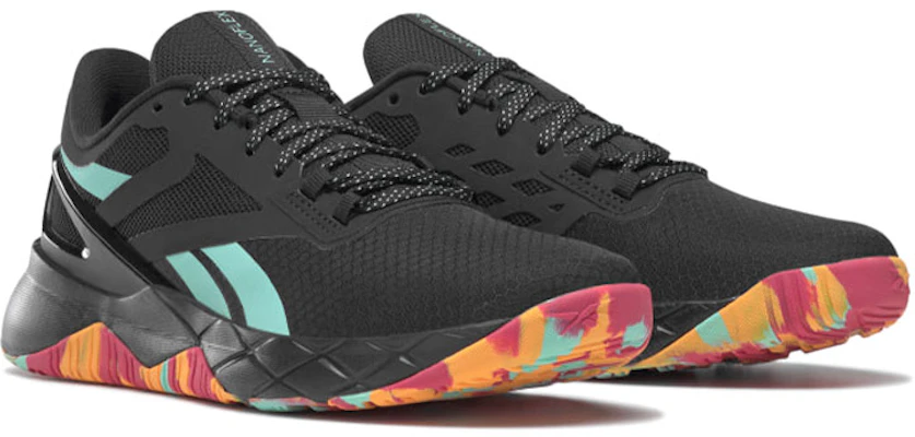 (W) Reebok Nanoflex TR ''Zwart Rood Geel'' GX7552 Lookbook (W) Reebok Nanoflex TR ''Zwart Rood Geel'' GX7552