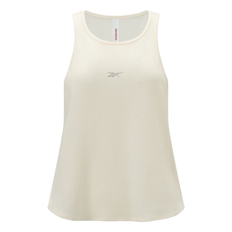 (Women) Reebok Outdoor Fitness Tank Top - Crew Neck Pullover in Off-White. 24SRM408WGW1