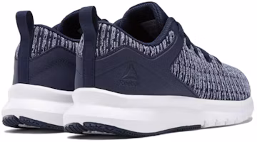 Shop Reebok Print Lux 舒適耐磨跑步鞋 女款 深藍色