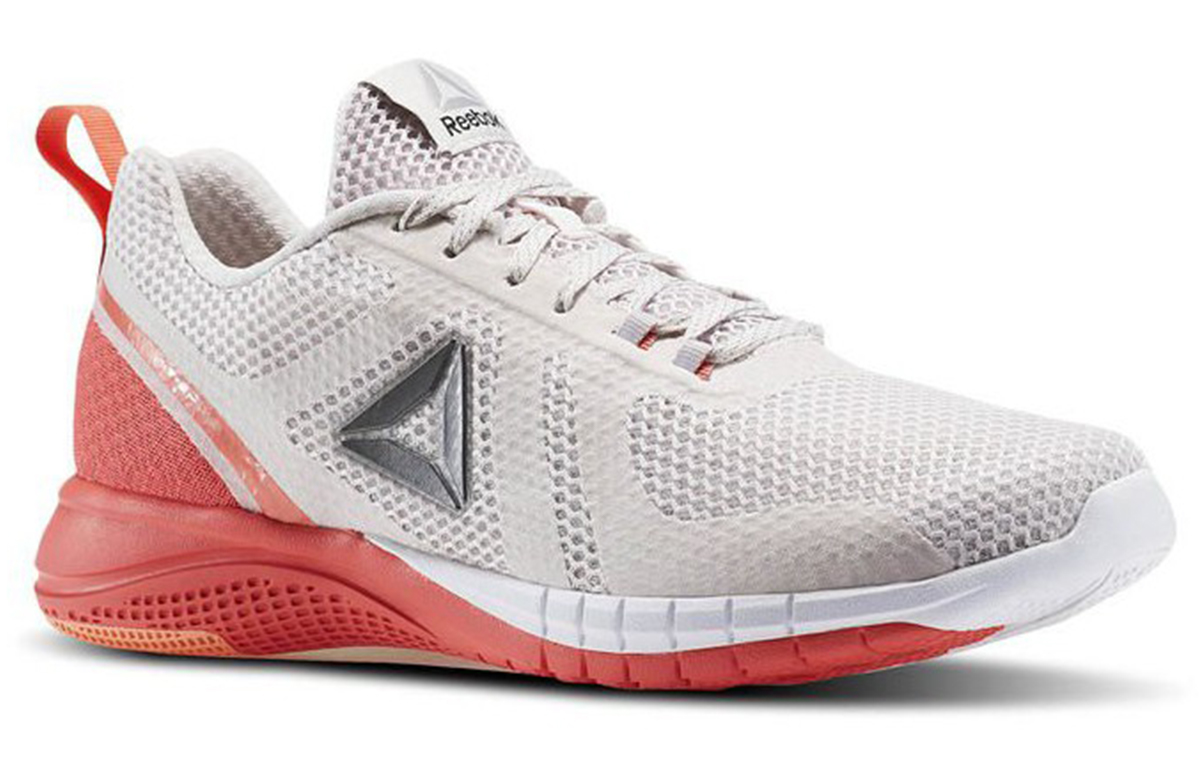 Lookbook (W) Reebok Print Run 2.0 ''Grau Rot'' BD4546