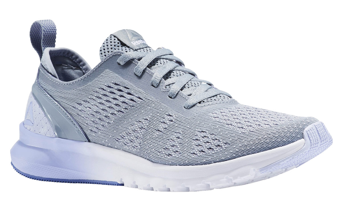 Lookbook (W) リーボック プリントスムーズ クリップ ULTK グレー ローカット ランニング BS8581