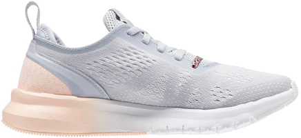 Order Reebok Print Smooth Clip Ultraknit 女款 灰粉 跑鞋
