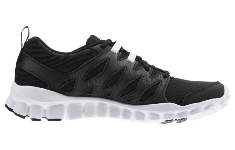 Order (W) Reebok Realflex Train 4.0 'Negro Transpirable Zapatillas Bajas para Correr y Casual' BS8170