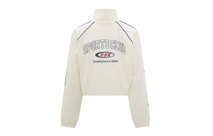 Lookbook (W) 锐步复古拼色拉链夹克 米白色 24SRC104WGW1