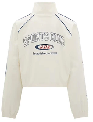 (W) 锐步复古拼色拉链夹克 米白色 24SRC104WGW1 Lookbook (W) 锐步复古拼色拉链夹克 米白色 24SRC104WGW1