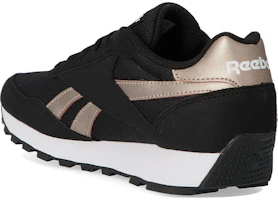 Purchase Reebok 女款 Rewind Run 黑色休閒低幫運動鞋