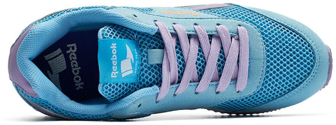 Reebok Royal CL Jogger 網面透氣 防滑低幫跑步鞋 女款 藍色 Shop Reebok Royal CL Jogger 網面透氣 防滑低幫跑步鞋 女款 藍色