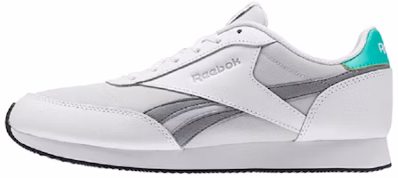 (Women) Reebok Royal Classic Jogger 2 Running Shoes White/Grey/Green BS7011 (Women) Reebok Royal Classic Jogger 2 Running Shoes White/Grey/Green BS7011