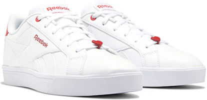 Lookbook Reebok Royal Complete 3 低筒 女性 白紅色 板鞋