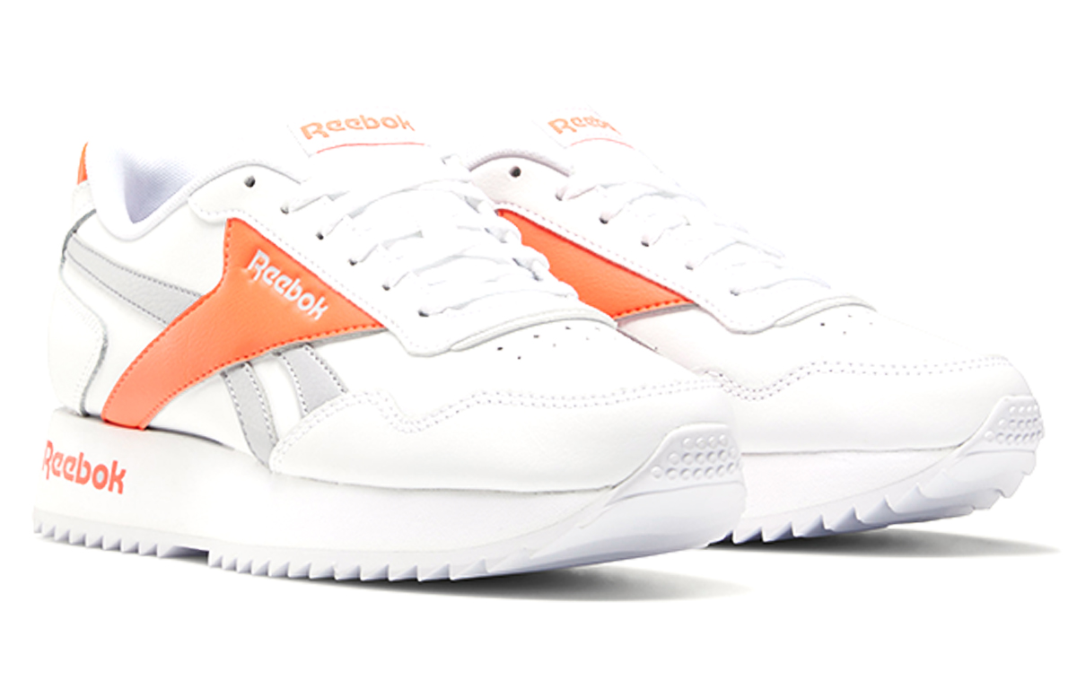 Lookbook (W) Reebok Royal Glide ''Ripple Double - Blanc Orange'' FZ3088