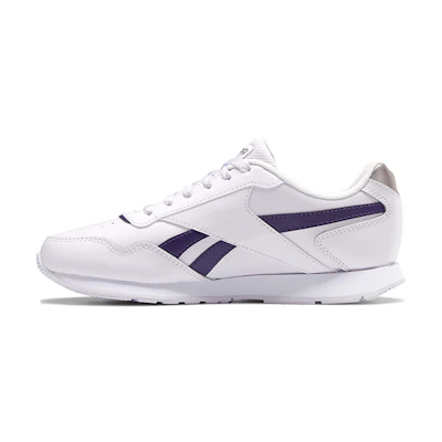 (W) Reebok Royal Glide 'White Purple'