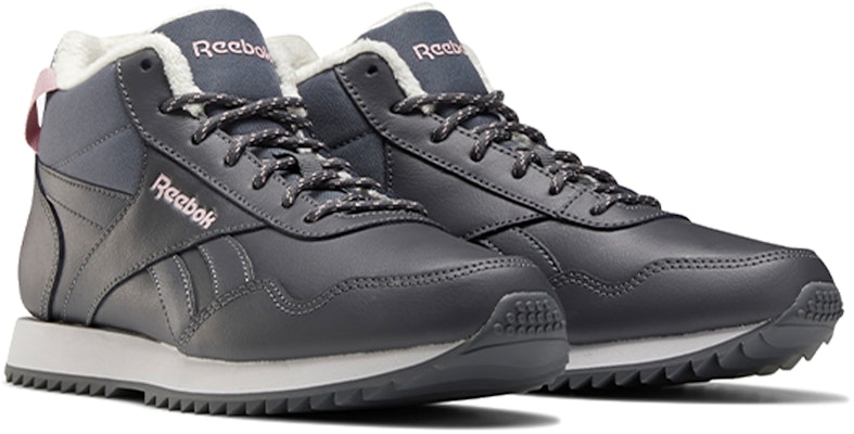 (Women) Reebok Royal Glide Mid 'Gray Black Pink' FW0780 Lookbook (Women) Reebok Royal Glide Mid 'Gray Black Pink' FW0780