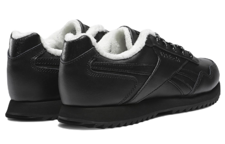 Shop Reebok Royal Glide Ripple 舒適 耐磨 低筒 跑步鞋 女款 黑色