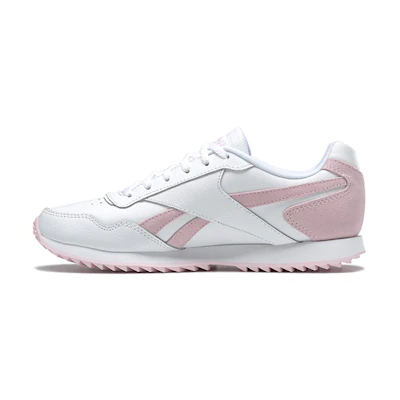 (W) Reebok Royal Glide Ripple 'White Pink'