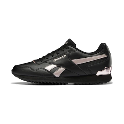 (W) Reebok Royal Glide Ripple Clip 'Black Pink'
