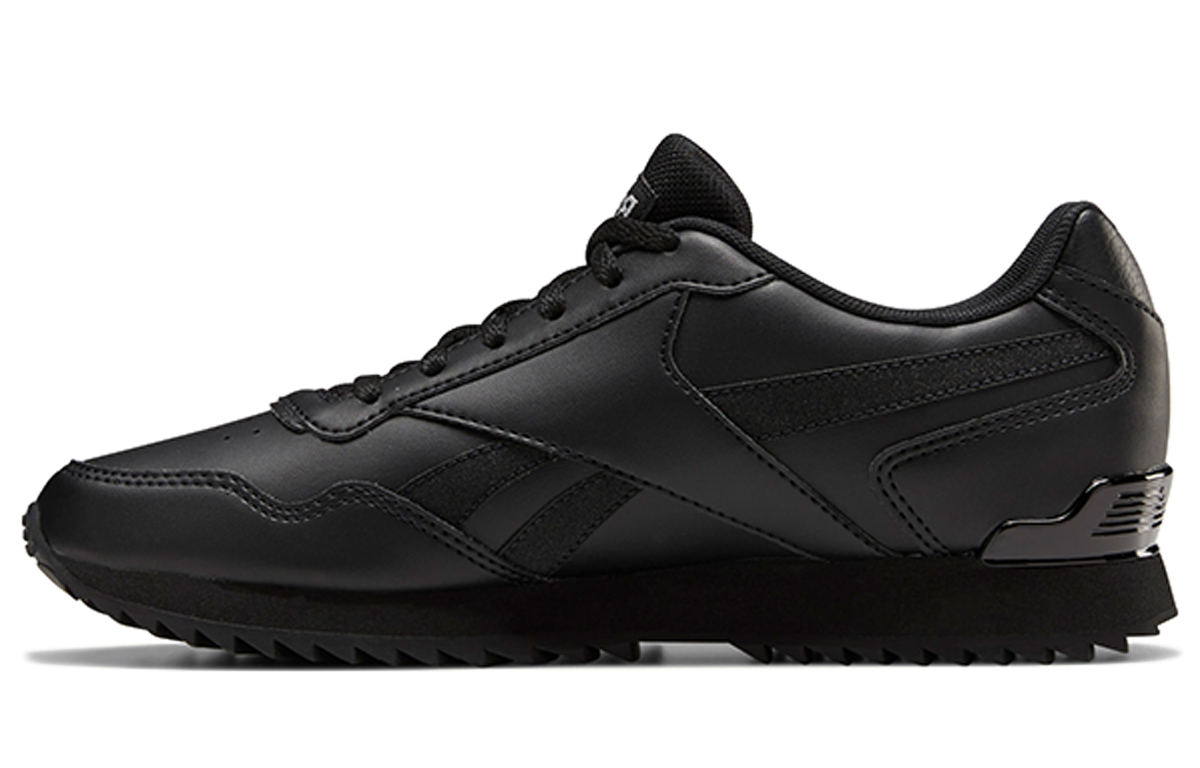 (W) Reebok Royal Glide Ripple Clip 'Black Silver'