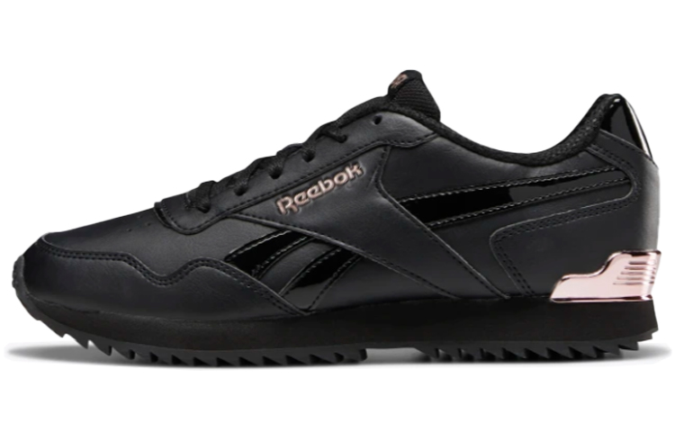 (Women) Reebok Royal Glide Ripple Clip 'Black Silver' DV6704