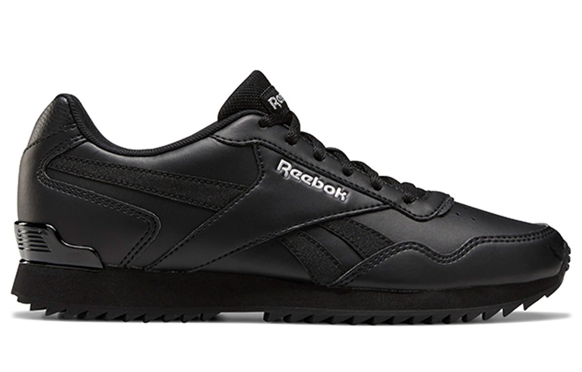 (W) Reebok Royal Glide Ripple Clip 'Black Silver' 圖 2