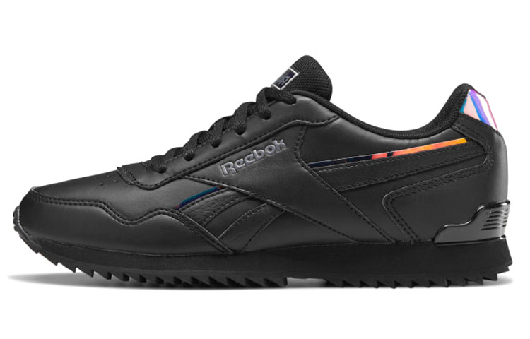 (Women) Reebok Royal Glide Ripple Clip 'Black Yellow Purple' GX0534