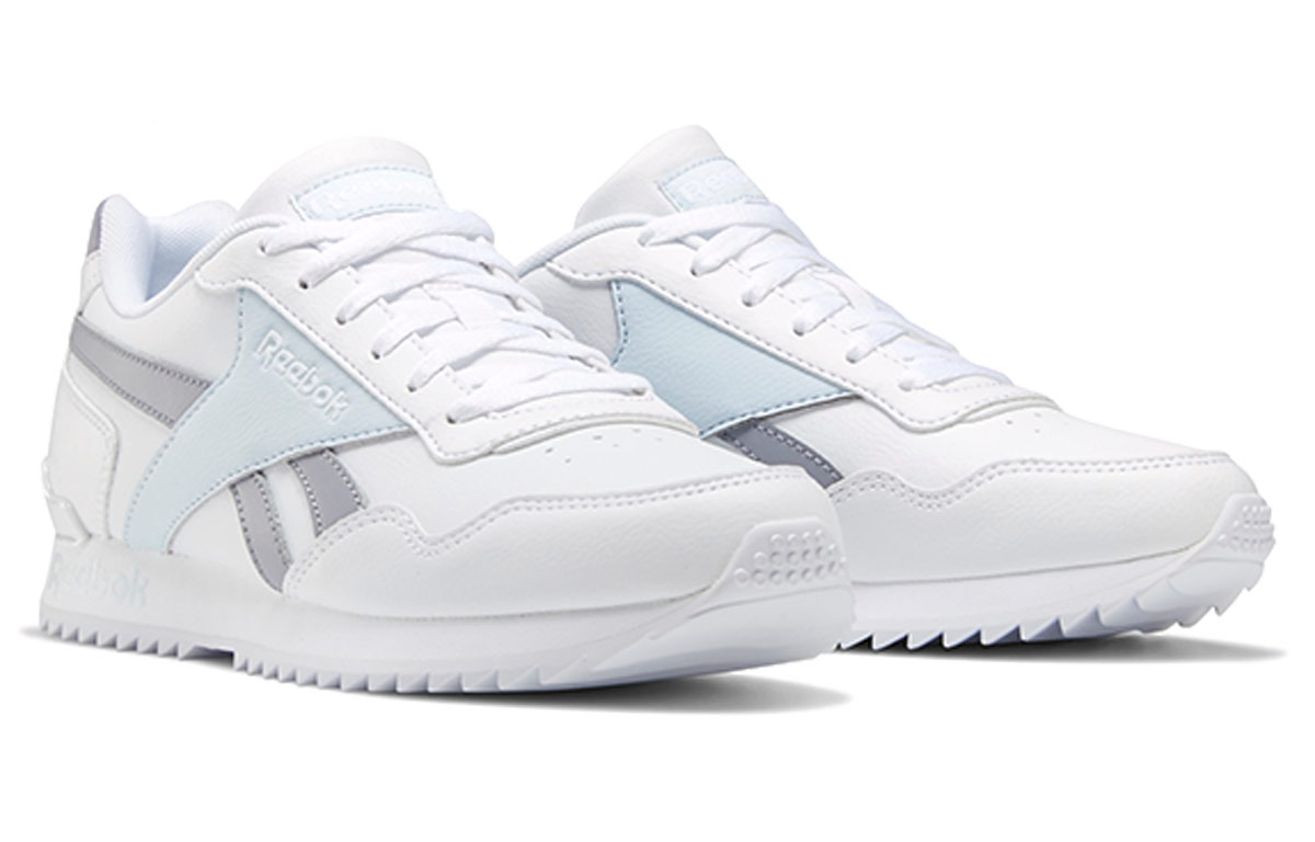 Lookbook Reebok Royal Glide Ripple Clip 女款 灰白色 跑步鞋
