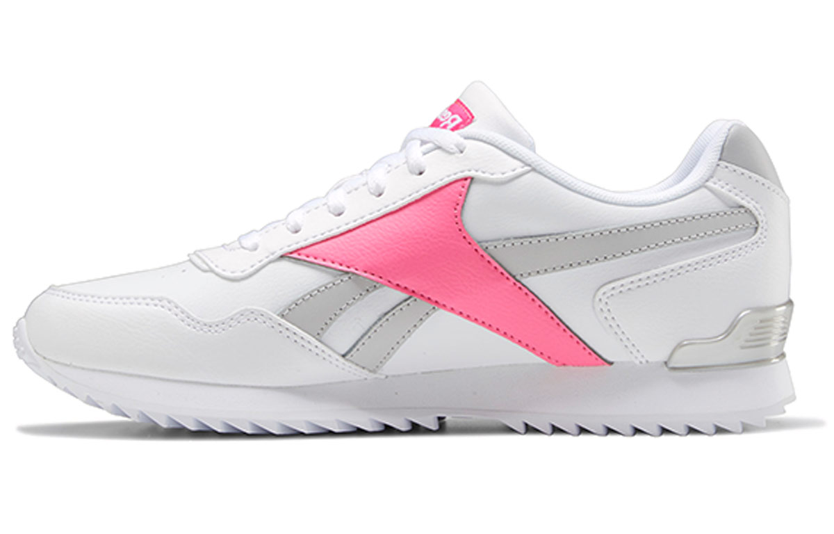 (Women) Reebok Royal Glide Ripple Clip /Pink/Grey 'White' FW8188
