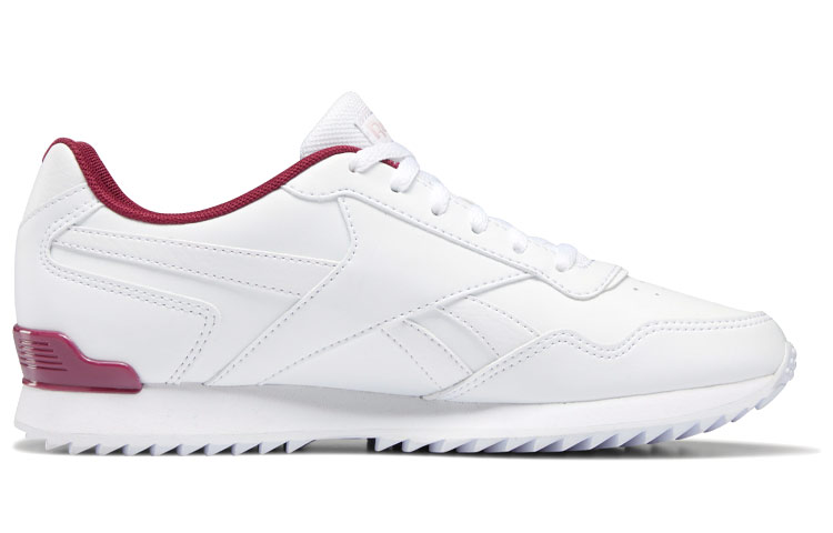 Order Reebok Royal Glide Ripple Clip 減震耐磨舒適 低幫運動鞋 女款 白紫