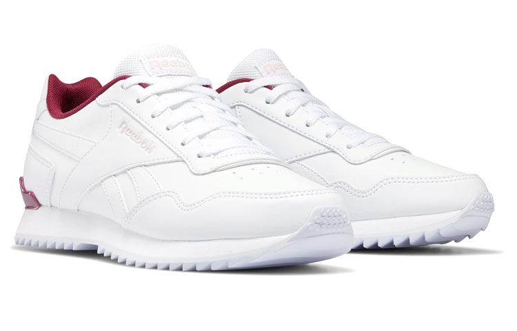 Lookbook Reebok Royal Glide Ripple Clip 減震耐磨舒適 低幫運動鞋 女款 白紫