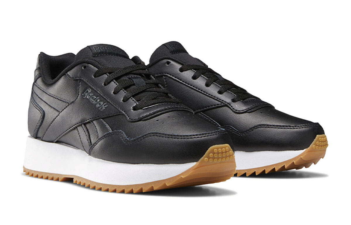 (W) Reebok Royal Glide Ripple Double 'Black White' 圖 3