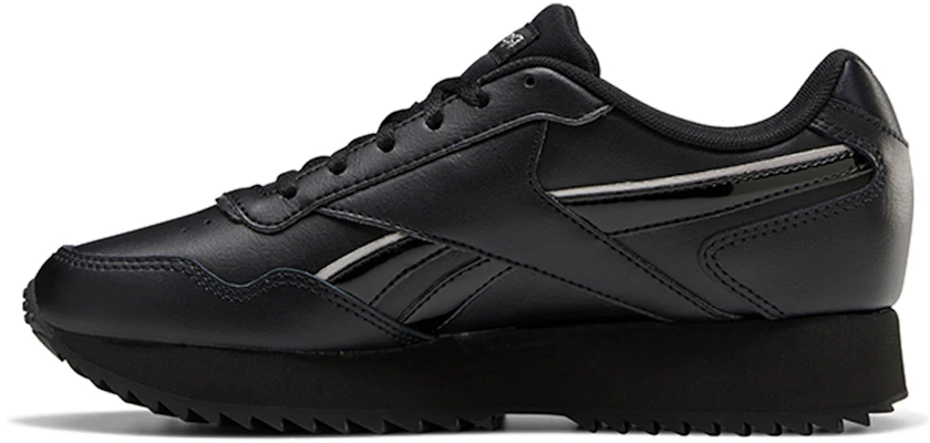 (W) リーボック ロイヤルグライド リップル ダブル 黒 (Rībokku Roiyaruguraido Rippuru Daburu Kuro) G55770 Buy (W) リーボック ロイヤルグライド リップル ダブル 黒 (Rībokku Roiyaruguraido Rippuru Daburu Kuro) G55770