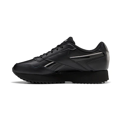 (W) Reebok Royal Glide Ripple Double 'Black'