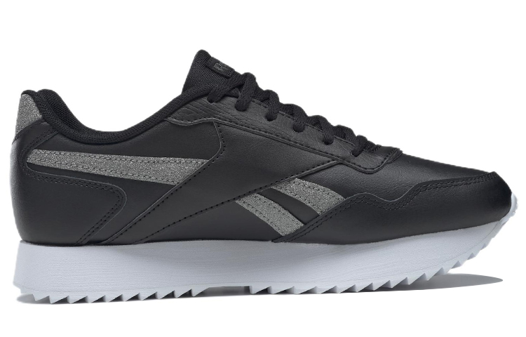 Order (W) 리복 로얄 글라이드 리플 더블 블랙/그레이 (Reebok Royal Glide Ripple Double Black/Grey) GX5982