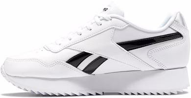 (Women) Reebok Royal Glide Ripple Double 'Black White' G58088 (Women) Reebok Royal Glide Ripple Double 'Black White' G58088