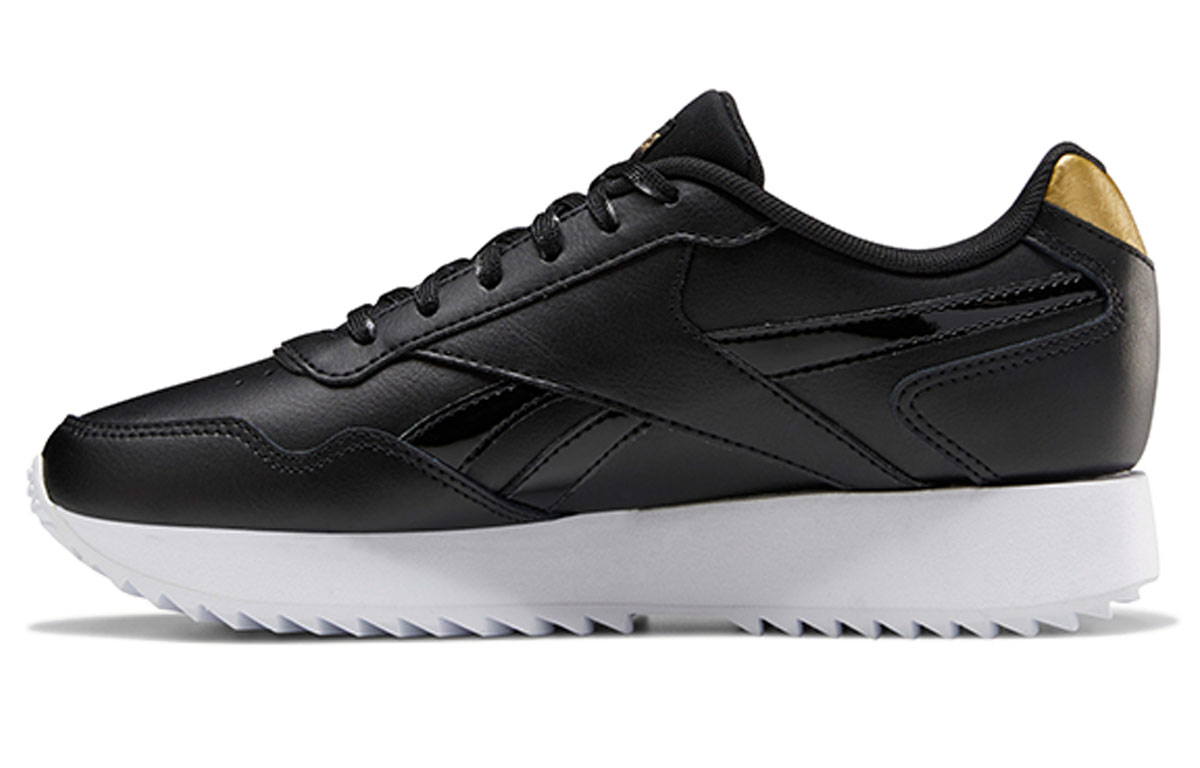 (Women) Reebok Royal Glide Ripple Double 'Black White' FW6715