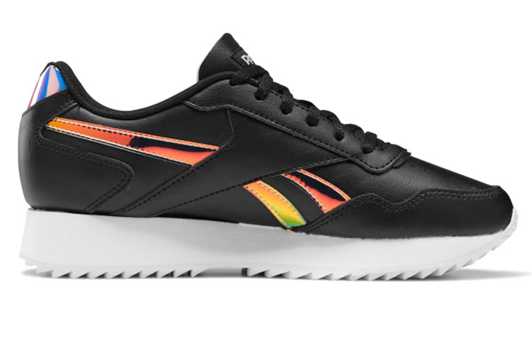 (W) Reebok Royal Glide Ripple Double 'Black White Yellow' 圖 2