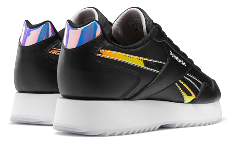 (W) Reebok Royal Glide Ripple Double 'Black White Yellow' 圖 5
