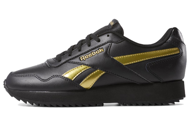 (Women) Reebok Royal Glide Ripple Double 'Comfort Universal Low Top Black Gold' DV3847