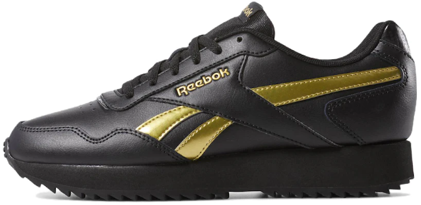 (W) Reebok Royal Glide Ripple Double 'Keselesaan Kasut Rendah Hitam Emas' DV3847 Buy (W) Reebok Royal Glide Ripple Double 'Keselesaan Kasut Rendah Hitam Emas' DV3847