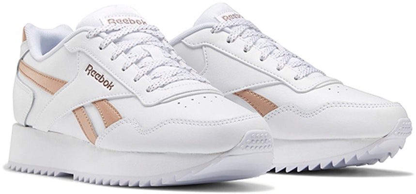 (W) Reebok Royal Glide Ripple Double 'Putih Cokelat' FZ0967 Lookbook (W) Reebok Royal Glide Ripple Double 'Putih Cokelat' FZ0967