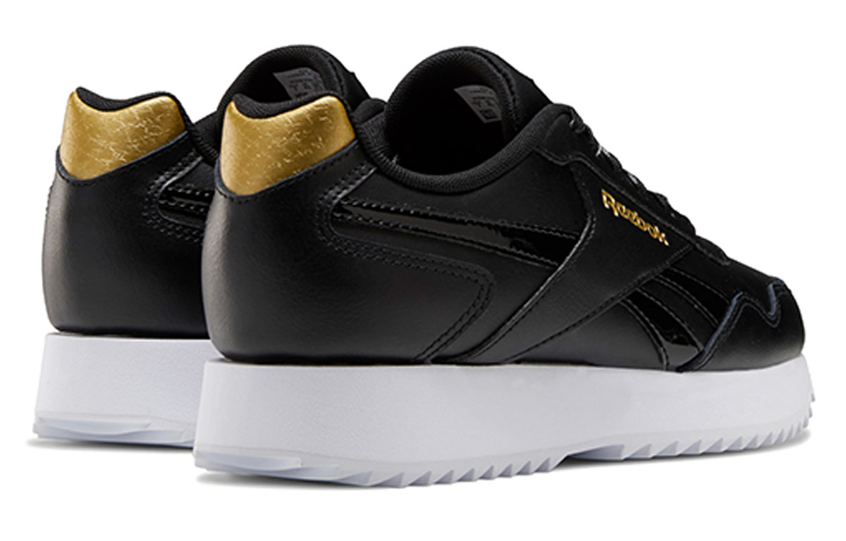 (W) Reebok Royal Glide Ripple Double 'Black White' 圖 5